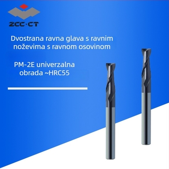 Zhuzhou Diamond PM-2E-D8.0 Ravna osovina, dvodijelna plosna završna freza, tvrdi karbid