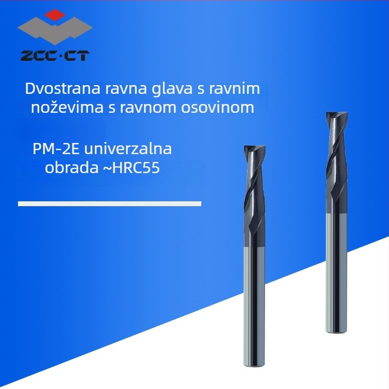 Zhuzhou Diamond PM-2E-D8.0 Ravna osovina, dvodijelna plosna završna freza, tvrdi karbid
