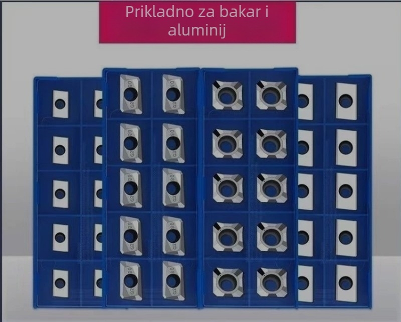 APKT1604-HA karbidna pločica za obradu aluminija i bakra, posebni tvrdi kov