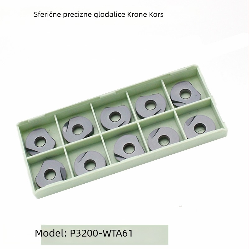 Krone Kors freza – sferna precizna glodala, poluglava glava, precizna oštrica