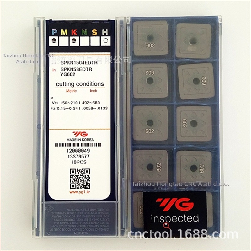APKT100308PDTR YG602 CNC umetak za frezanje – glava od legure