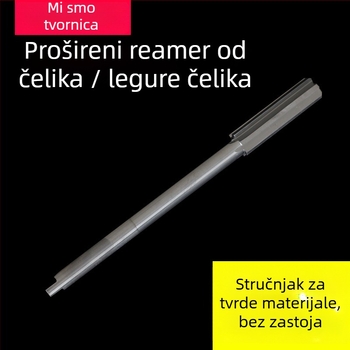 Stupnjeviti visoko precizni reamer za legirano čelika — produžni čelični reamer, kompatibilan s frezarskim strojem, serija T56156