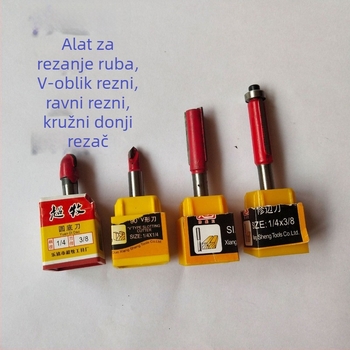 Plošna freza, visoko brzina čelik, serija Trimming Knife, 3 oštrice, 45° kut rezanja