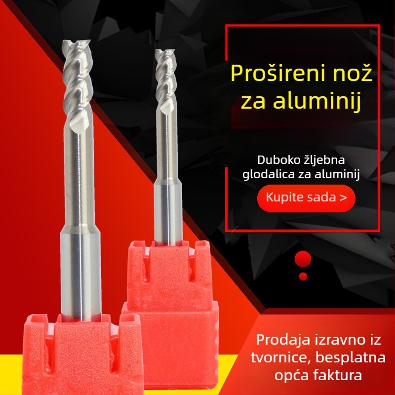 Plošna freza za aluminij, Jin Rick, serija Aluminum Deep Groove, materijal: Tungsten Steel