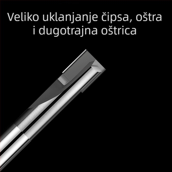 Frez za graviranje dijamantnim vrhom, tijelo bakreno-aluminijske legure, PCD, dvostrano oštrenje, akrilno ogledalo površina