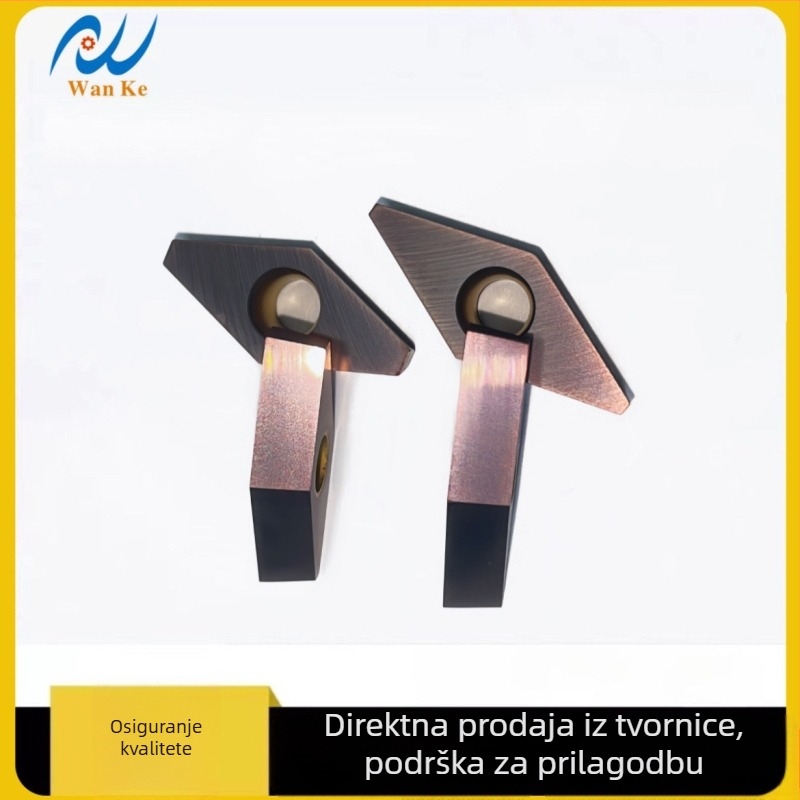WK Worm Cutter Milling Inserts, 40° Rhombus Shape, Hard Alloy Blade