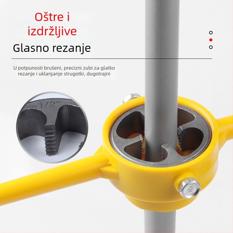 Maib 6-dijelni set za navoj vodovodnih cijevi od plastike, PPR navojni alat