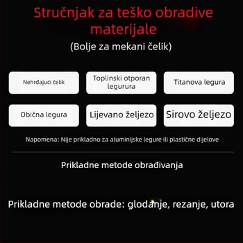 Kužna CNC oblikujuća freza za aluminij, serija T56156, format: konusna freza, materijal: volfram čelik