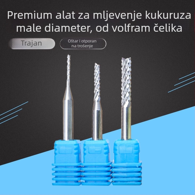 PCB glodalica – Volframov čelik, rebrasti zubi, za PCB frezanje