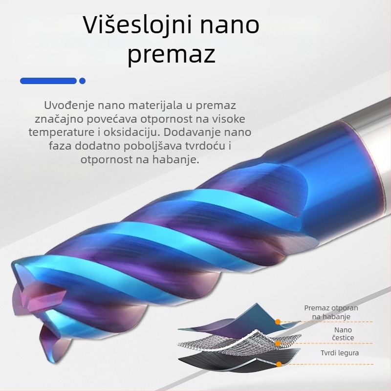 65° freza za čelik, End Mill, serija 65°, za obradne centre