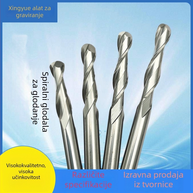 Plošna friza od volfram čelika, 30° spiralni kut, cilindrični držač, maksimalna dubina reza 52 mm