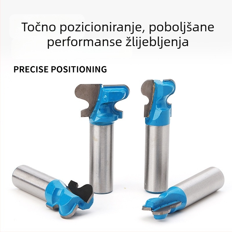 Drvoobradna frēza – lice frēza, cementirani karbid, okrugla drška, premazana, serija freza za drvo