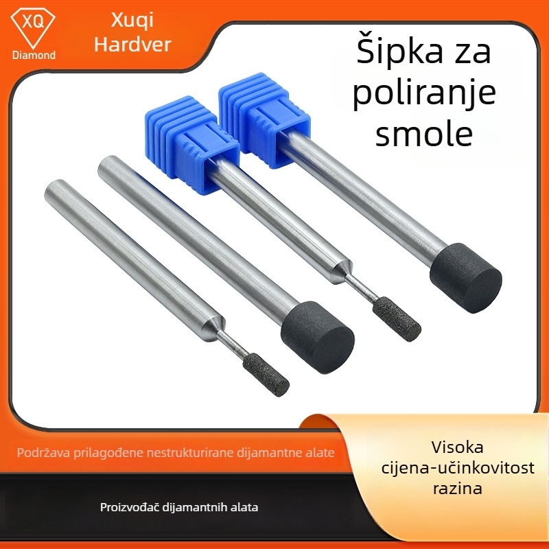 Dijamantno-smolna šipka za brušenje unutarnjih rupa kalupa; Materijal: dijamantno-smolna smola; Model: Resin Inner Hole Grinding Rod; Područje primjene: brušenje unutarnjih rupa