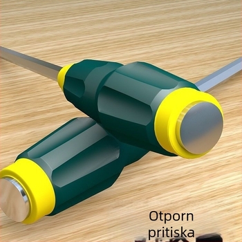 Magnetska Phillips odvijač od Cr-V čelika s plastičnom ručkom, težina 0,24 kg