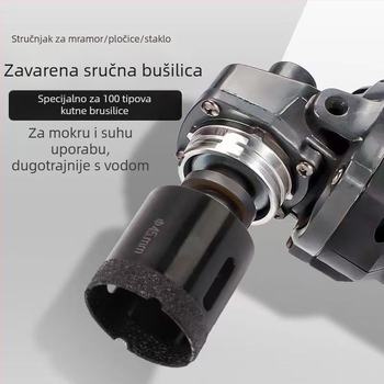 M10 Brazirani suhi bušilica – višenamjenska bušilica za otvore za keramiku, staklo, mramor i kamen