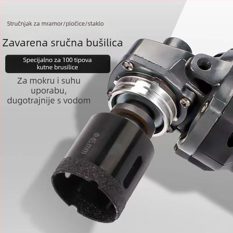 M10 Brazirani suhi bušilica – višenamjenska bušilica za otvore za keramiku, staklo, mramor i kamen