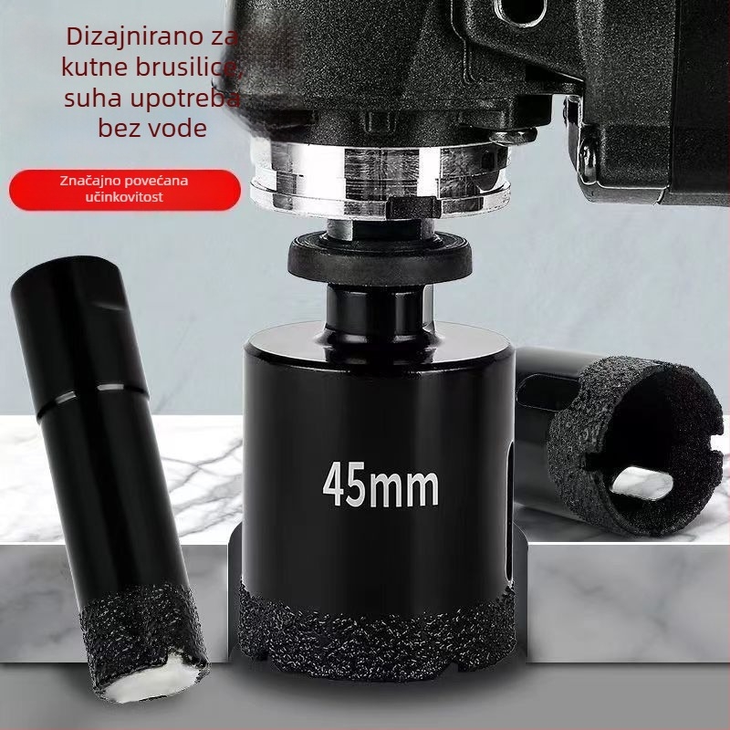 M10 Brazirani suhi bušilica – višenamjenska bušilica za otvore za keramiku, staklo, mramor i kamen