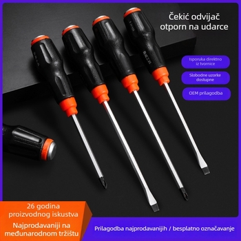 Luwei magnetski odvijač s križnim i ravnim vrhom, Cr-Mo čelik, TPR držač