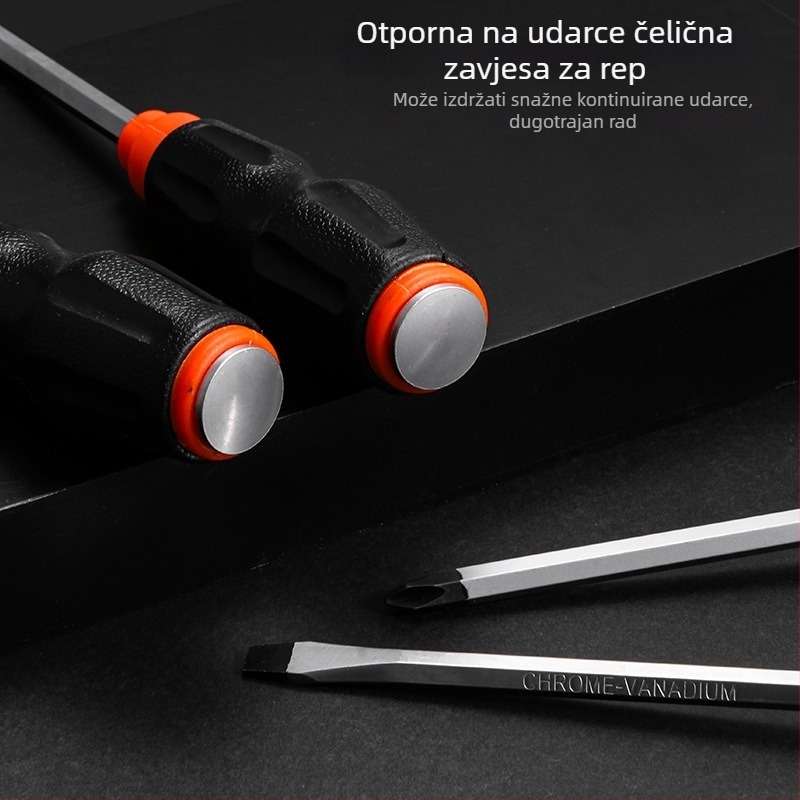 Luwei magnetski odvijač s križnim i ravnim vrhom, Cr-Mo čelik, TPR držač