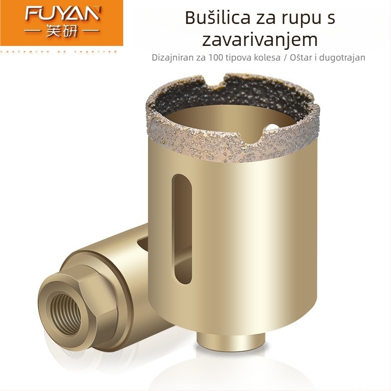 Fu Yan Otvarač rupa za kutnu brusilicu – mramor, granit, staklo i kamen, M10 navoj