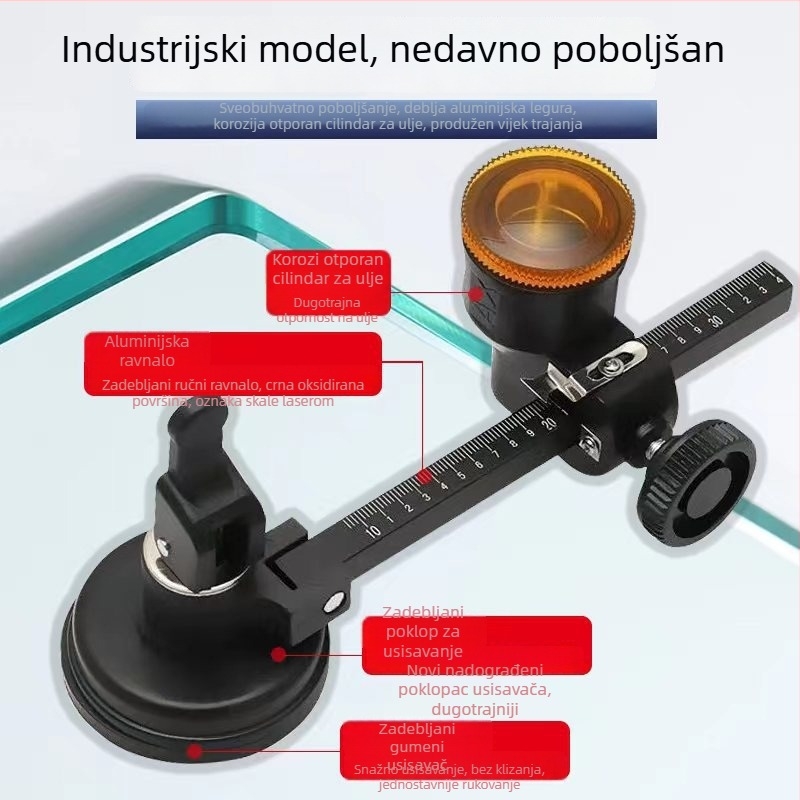 Stakleni rezač, kružni rezač za staklo, otvarač rupa u staklu, kružni označivač — Heng Rui elektroplateirani alat za dubinsku obradu stakla (Podrijetlo: okrug Shushan, provincija Shanxi)