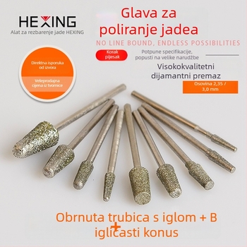 Električni alat za rezbarenje nefrita s Cone brusnom glavom – Hexing