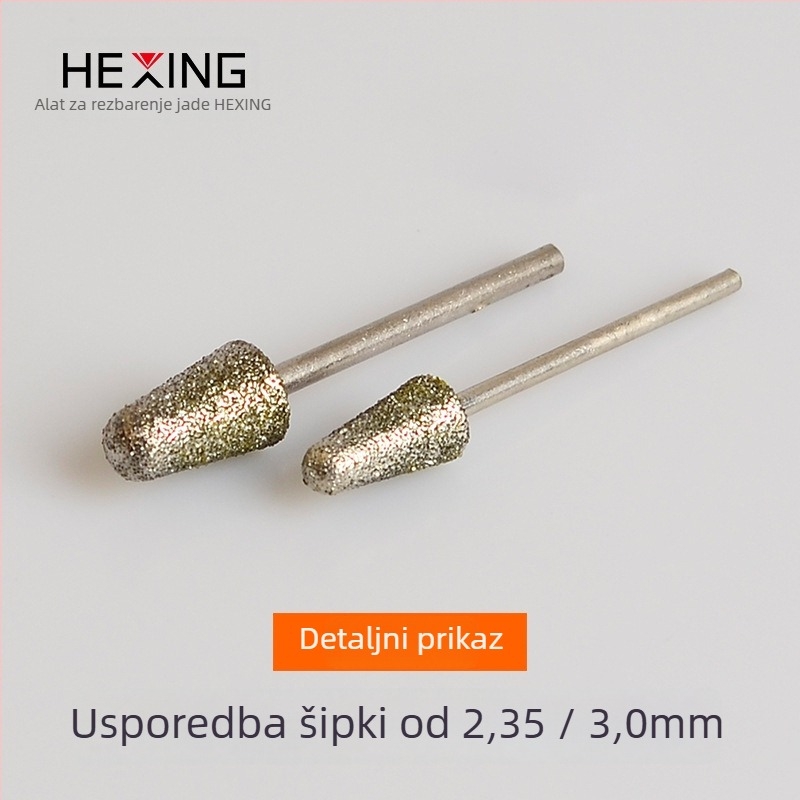 Električni alat za rezbarenje nefrita s Cone brusnom glavom – Hexing