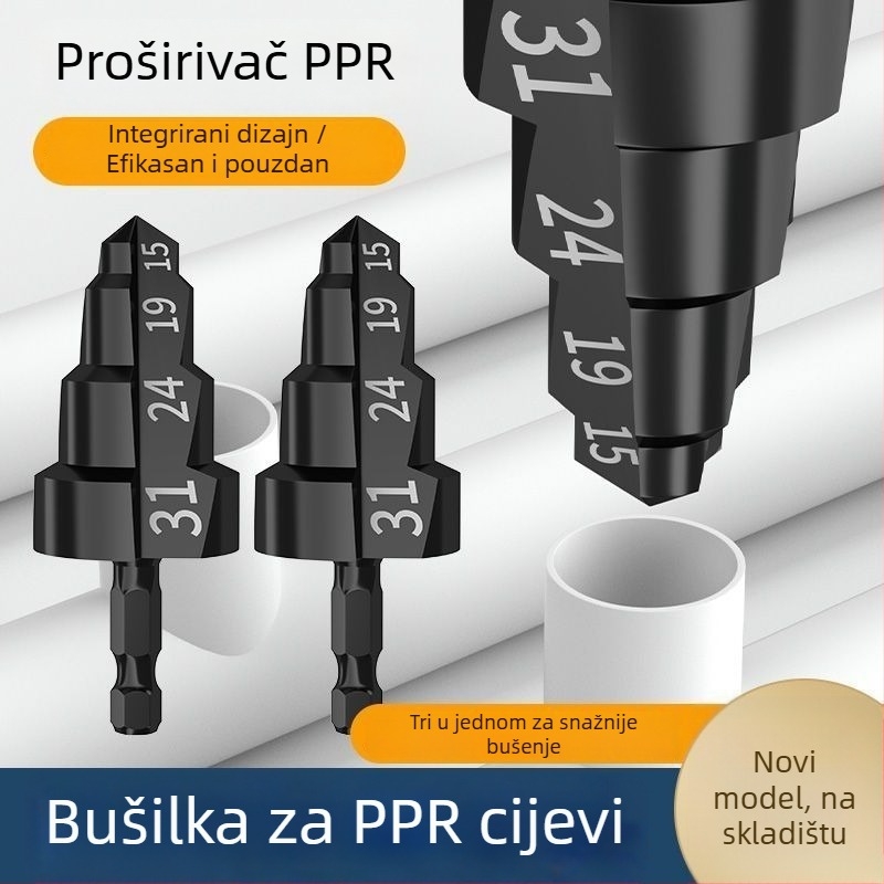 Integrirani PPR set bušilica za vodovodne cijevi – manžetna s unutarnjim navojem za popravak cijevi