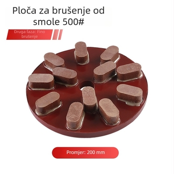 Disk za obradu kamena i poliranje, mokri brušni disk za granit, dijamantno-željezni disk za brušenje, crno-bijeli polirajući disk, smolni disk za brušenje