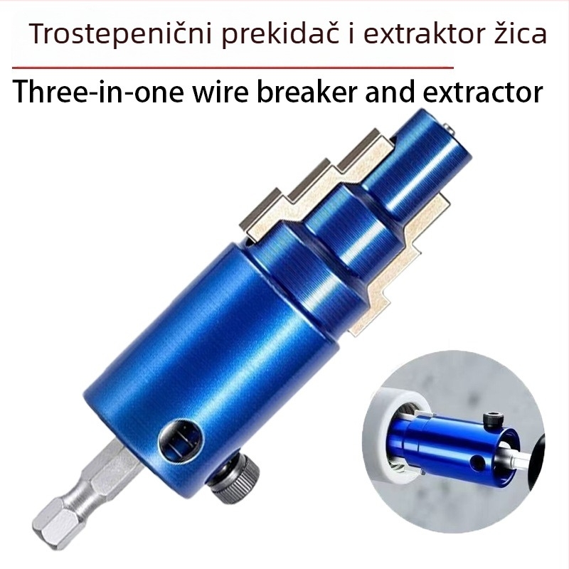 Univerzalni ekstraktor navoja za 1/2 in i 3/4 in kutne ventile slavine
