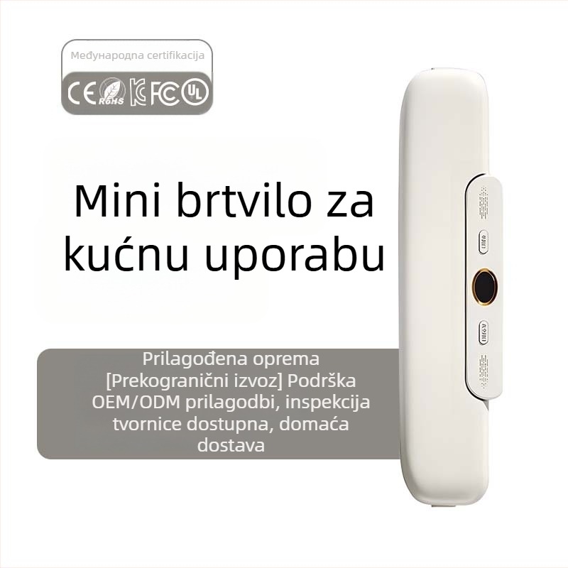 Vakuumski stroj za pakiranje hrane – kompaktni kućni/komercijalni, ABS kućište, 120W, 220V, kapacitet ispod 500 ml