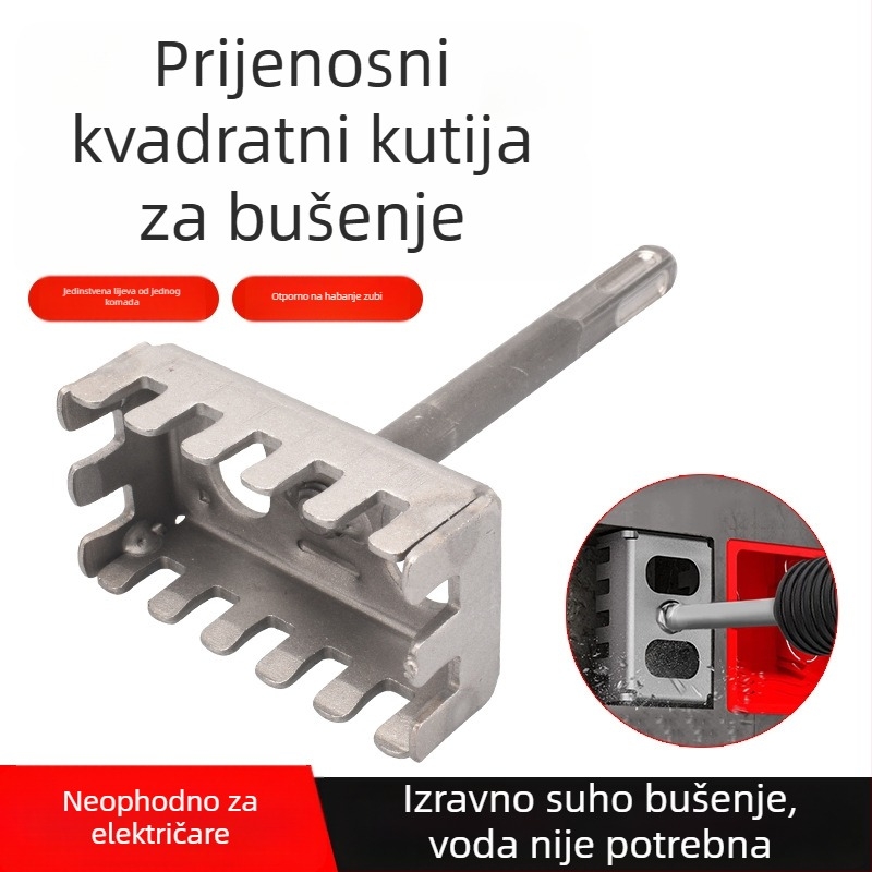 Pengpeng 86-Line otvarač otvora na zidu za kutije s četvrtastim otvorom – električni bušački alat za vodoinstalatera i elektromehaničara
