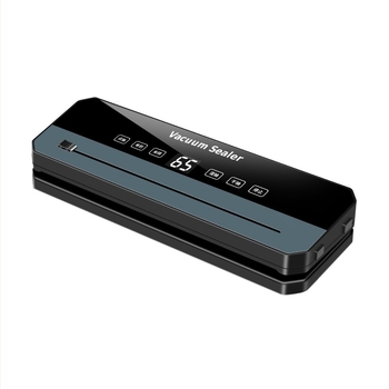 Kućni stroj za vakuumsko zatvaranje s funkcijom vakuuma i zatvaranja (Vakuum i zatvaranje, 120W, 220V, ABS kućište, vrećice do 500 ml)