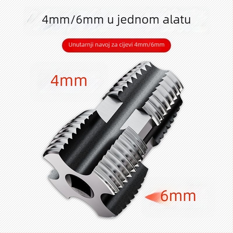 Weichen alat za unutarnje rezanje navoja za PPR plastične cijevi