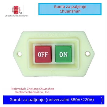 LC3 trofazni tipkački starter prekidač, 380V/220V, 10A