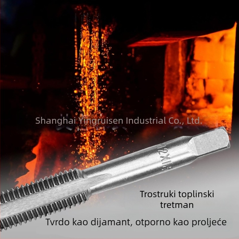 Set ručnih TAP i DIE od čeličnog bearinga za navojno navođenje