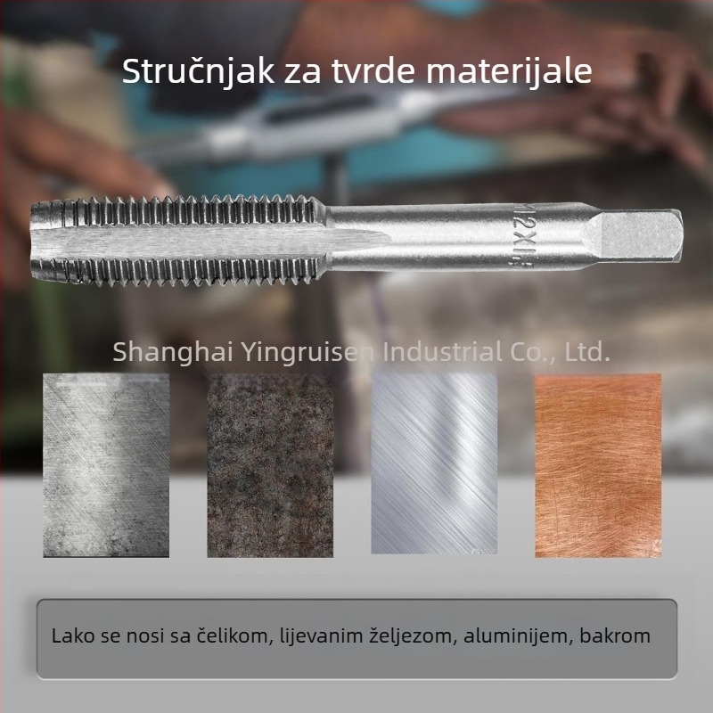Set ručnih TAP i DIE od čeličnog bearinga za navojno navođenje