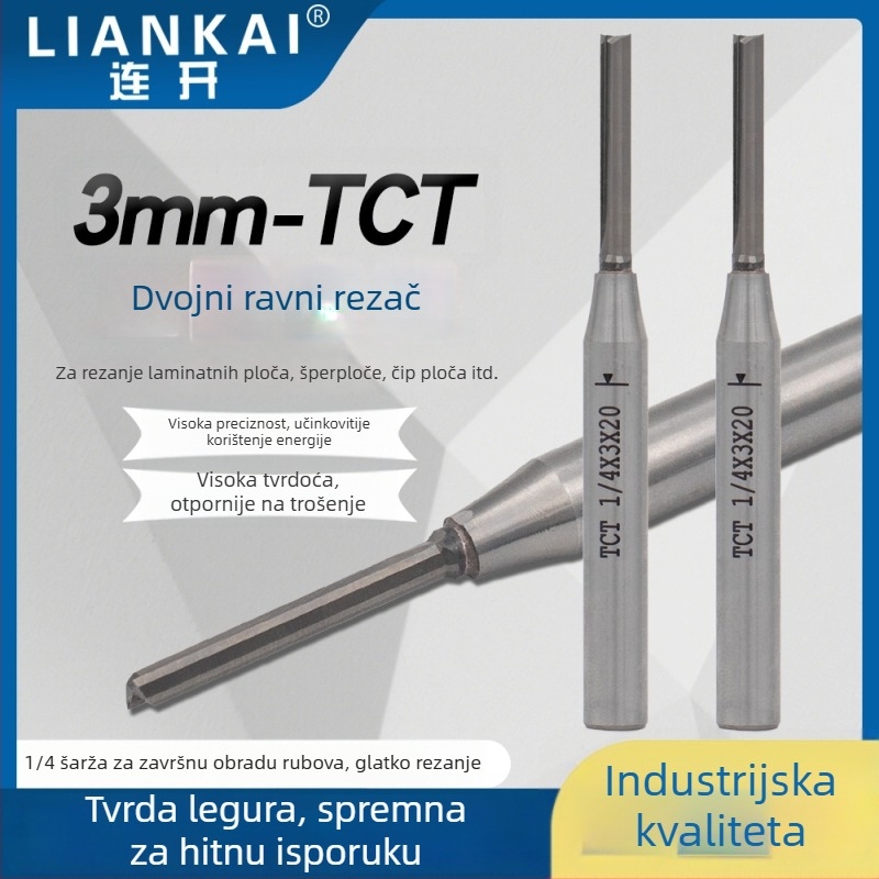 Pravokutni nož za stroj za doradu, premaz wolframovim čelikom (TCT), frezni alat