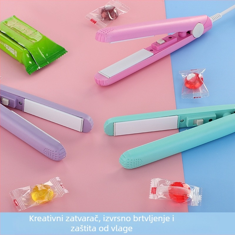 Yongtep Ručni zatvarač za vrećice s bombonima, širina zatvaranja 18 mm, raspon temperature 0-100°C, prijenosno