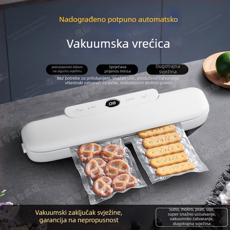 Automatska vakuumska zapremina mašina za kućanstvo, sve-u-jednom prijenosna (120 W, 220 V, ABS kućište, 740 g, kapacitet ispod 500 ml)
