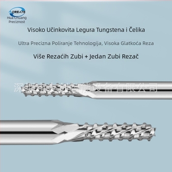 Acreate Huachuang tvrdo-karbidna freza s finim zubima, za PCB, najlon i plast