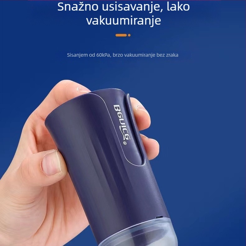 Ručna vakuumska pumpa za zatvaranje vrećica, model BNS-118, 70W, 5V, ABS kućište, 0,2 kg