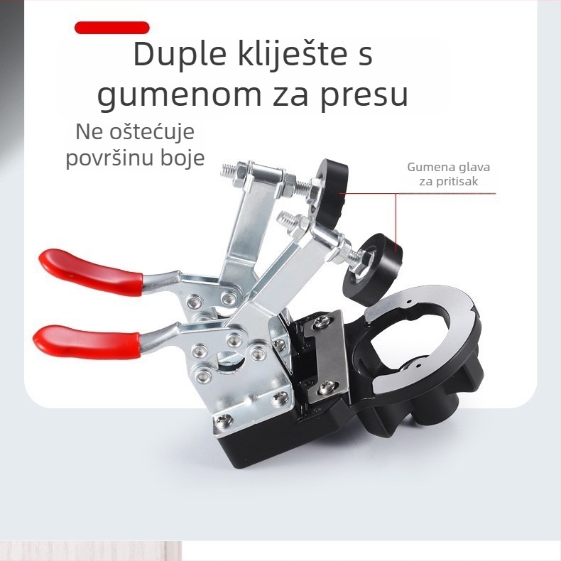 Uređaj za bušenje rupa za šarke – instalacijski lokalizator i zaustavljač za vrata ormara