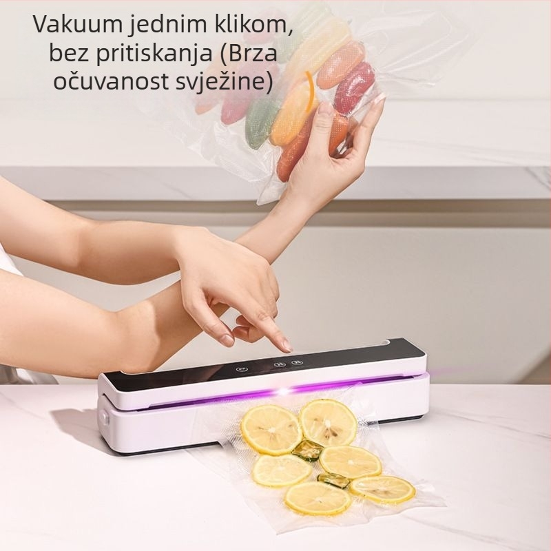 Vakuumska mašina za zapečaćivanje, model Kym-13, kuhinjska namjena, kontinuirano zapečaćivanje, funkcija zatvaranja