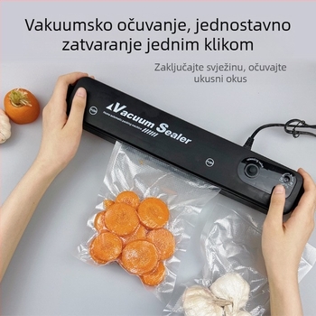 Prijenosni vakuumski zatvarač za hranu – model 168, ABS kućište, 50 W, 220 V, funkcija vakuumskog zatvaranja.