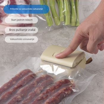 Kućni prijenosni vakuumski zatvarač - punjiva, ABS kućište, 100W, Model 0088