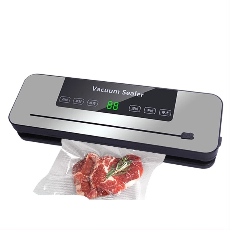 Vakuumska mašina za pakiranje za suhe i mokre namirnice, dvostruka uporaba, kućna upotreba, 120W, 110-220V