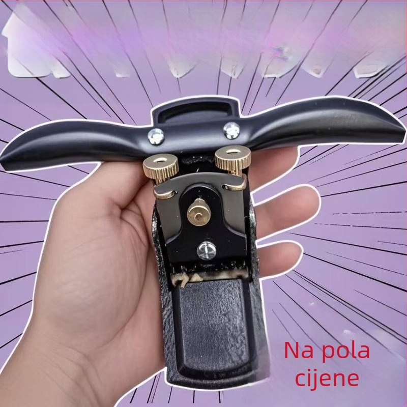 Bird Plane — ručno izrađeni drveni hobl za obradu drveta s protukliznom ručkom i valjkastom oštricom