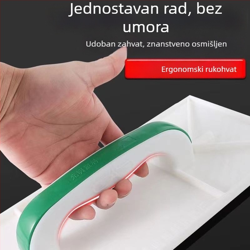 Bright plastična špatula za žbukanje, pločasta verzija, za zidare