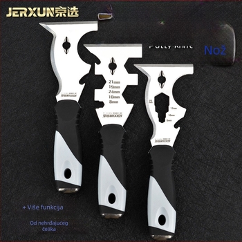 Špatula od nehrđajućeg čelika za žbukanje i kit, višefunkcionalna debela spatula, marka JERXUN